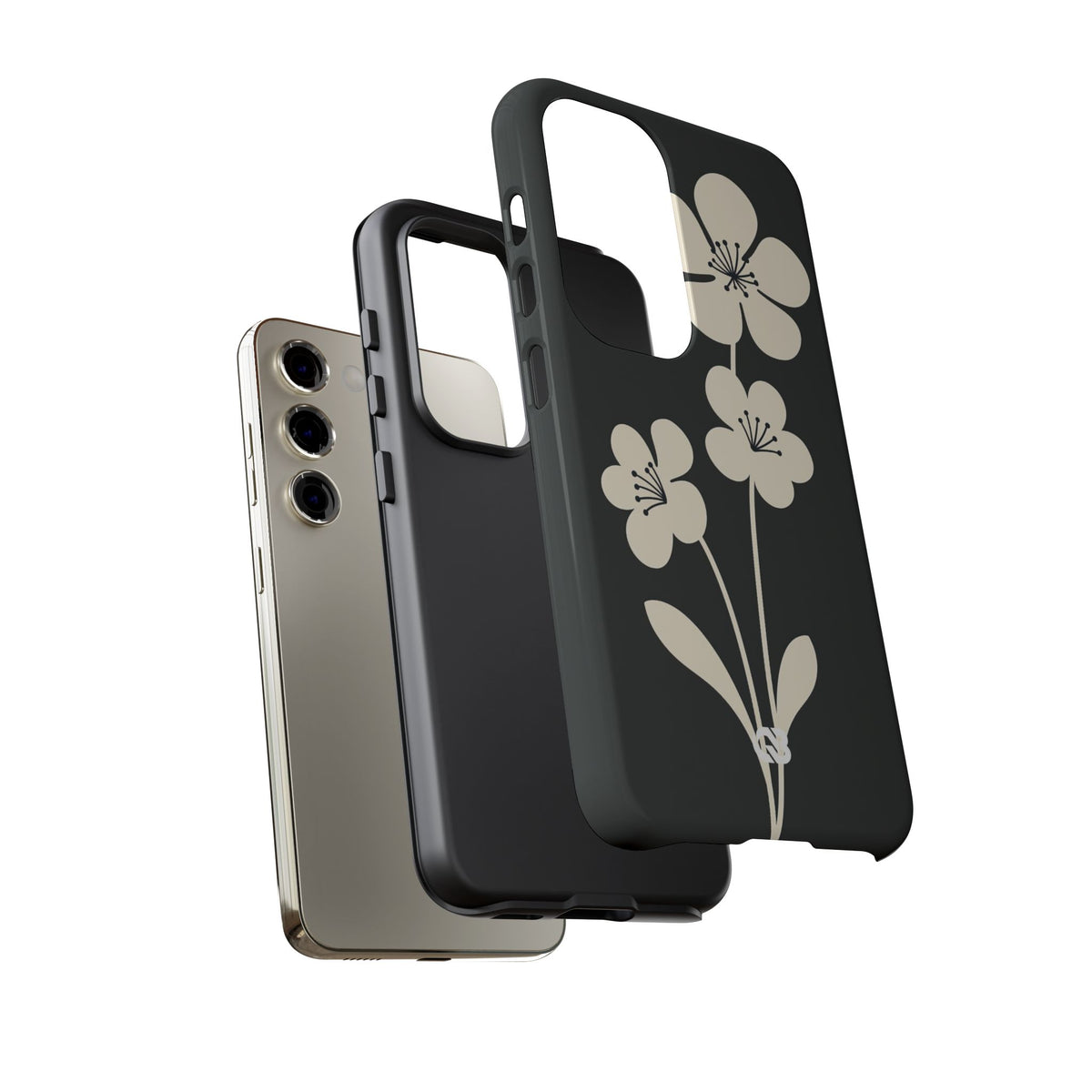 Nordic Blossom · Tough Phone Case for Samsung · Black
