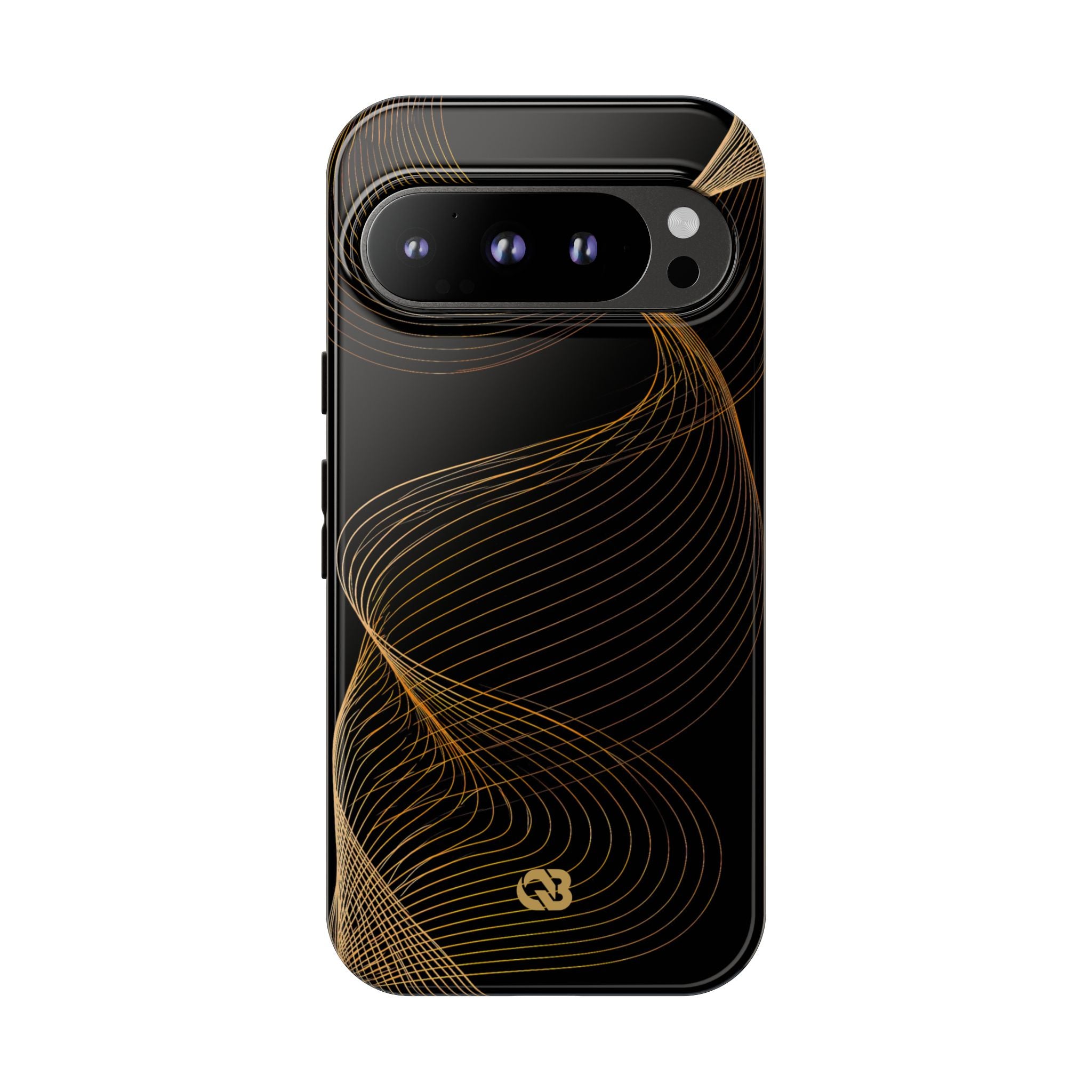 Gold Tough Phone Case for Google Pixel - Burnished Bronze Helix