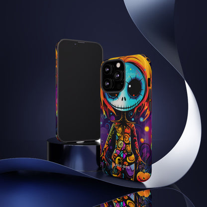 Blue Skull Swirl iPhone 13 Pro Case - Tough - CASE•BOB
