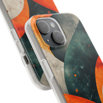 Crimson Wave iPhone 15 Case - Soft