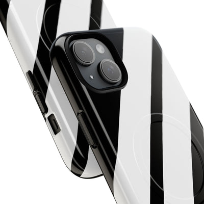 Obsidian White Bars · Tough+ Phone Case for iPhone · Magsafe