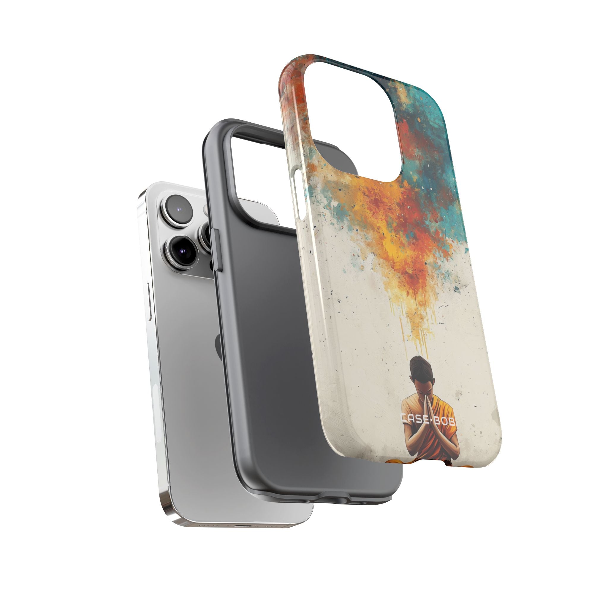 Meditative Glow iPhone 14 Pro Case - Tough