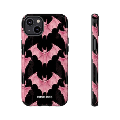 Pink Batwave iPhone 14 Plus Case - Tough