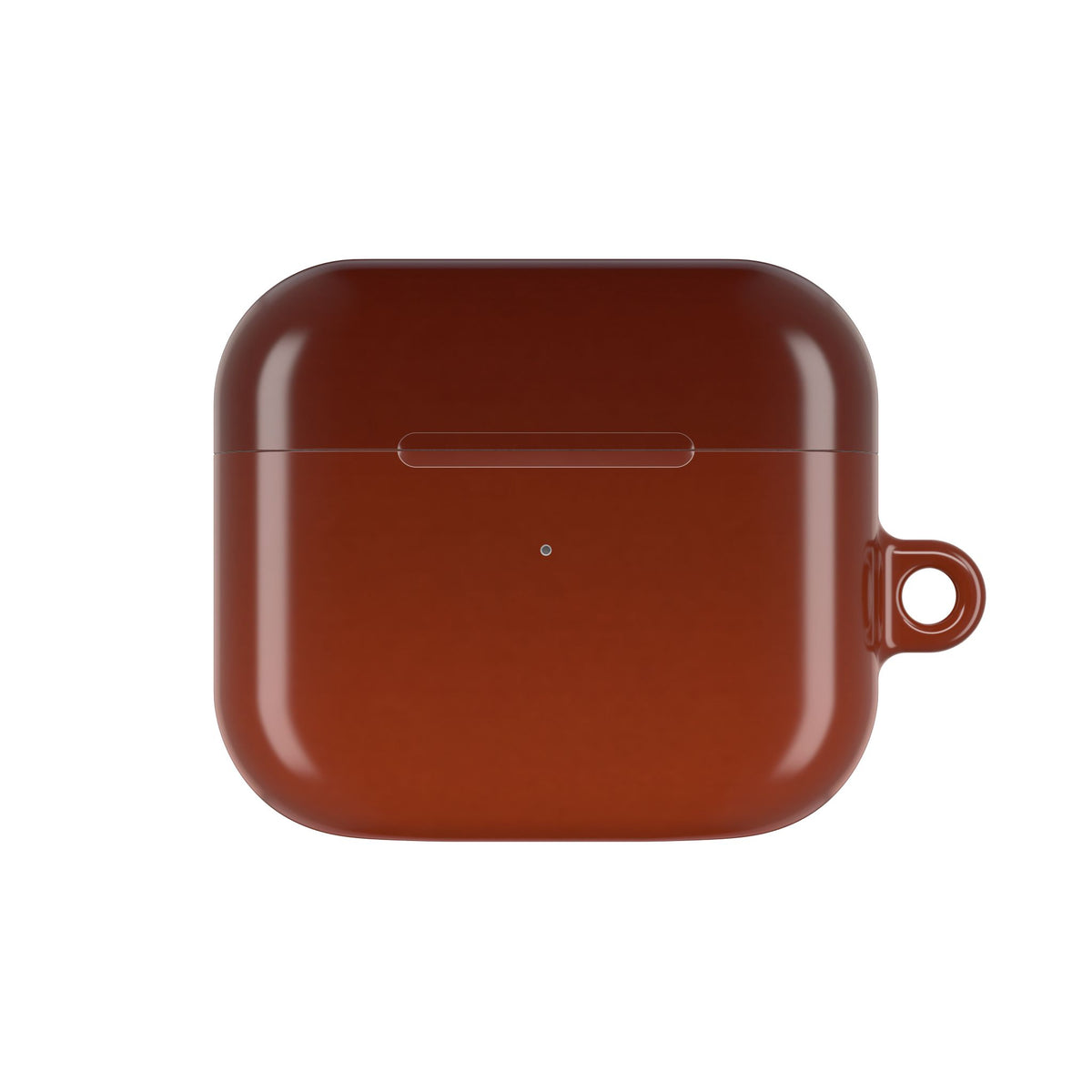 Burnt Amber Spectrum · Hard Case for AirPods & AirPods Pro · Orange