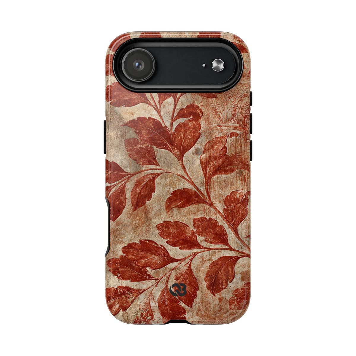 Terracotta Botanical Fresco · Tough 2.0 Magnetic Phone Case for iPhone · Red