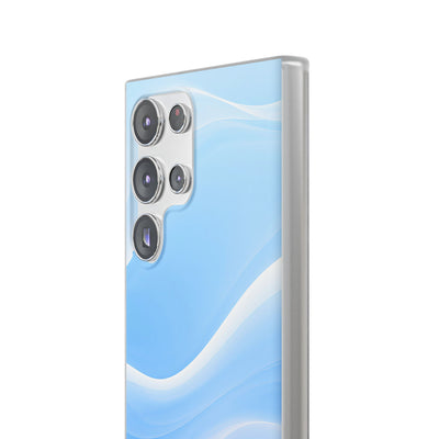 Blue Lite Phone Case for Samsung - Glacial Blue Silk