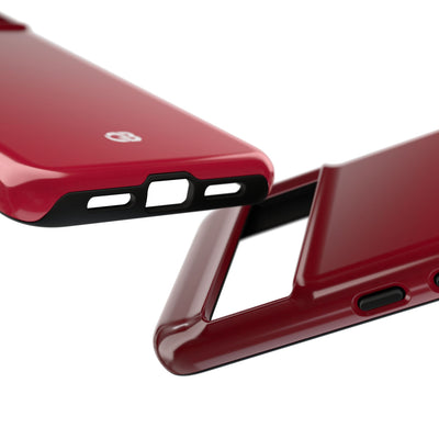 Red Tough Phone Case for Google Pixel - Crimson Velvet Fade