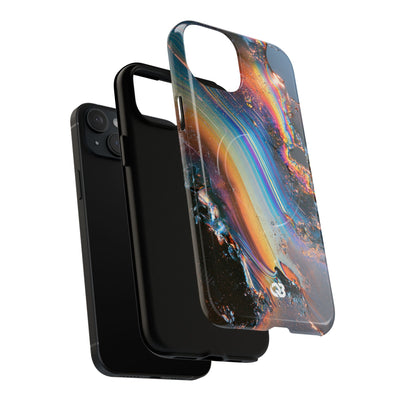 Prismatic Aura Flow · Tough 2.0 Magnetic Phone Case for iPhone · Blue