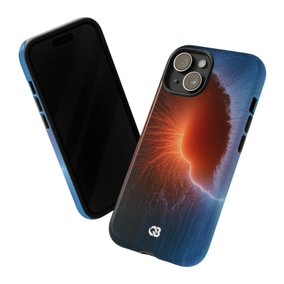 Thermal Aura Pulse · Tough Phone Case for iPhone · Blue