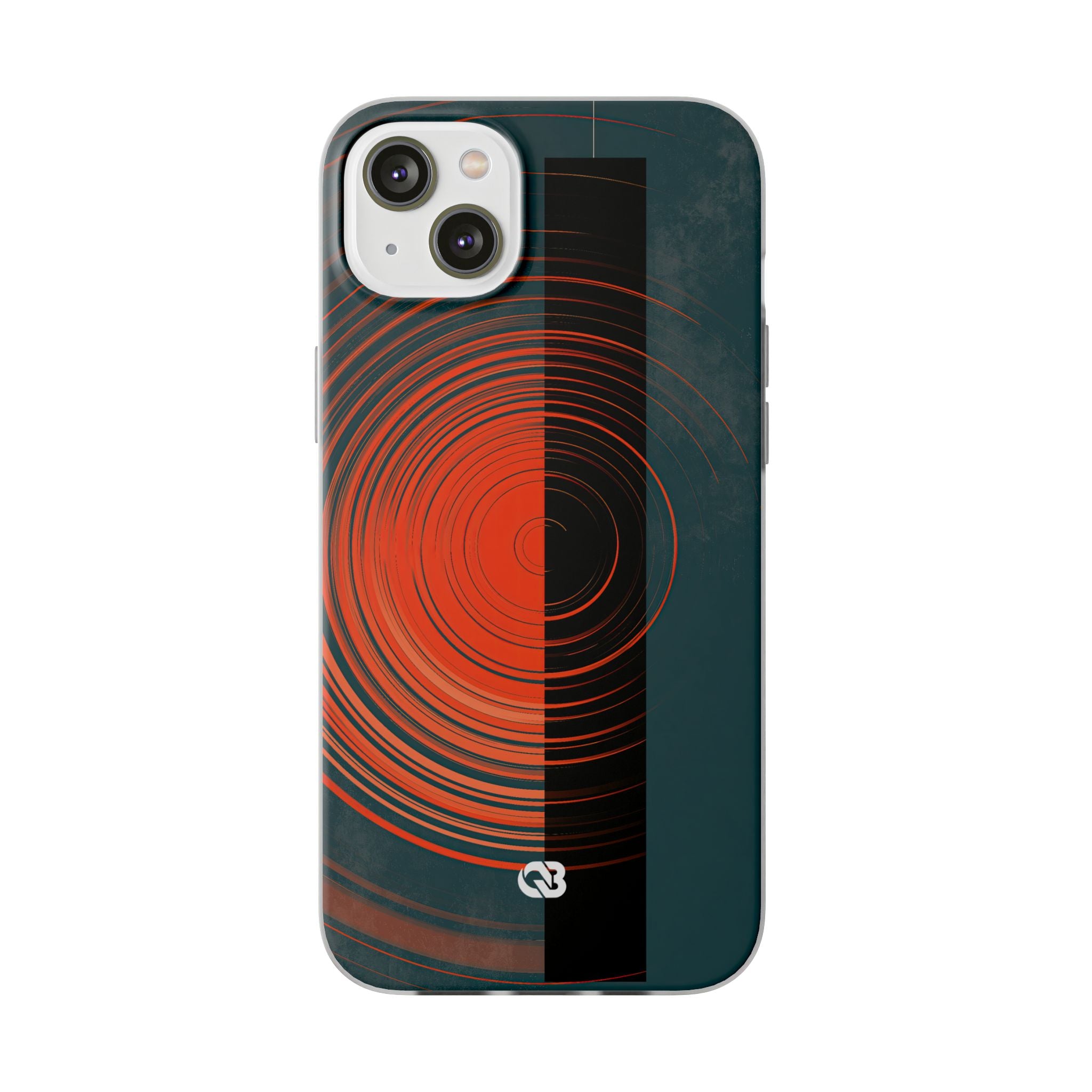 Teal Lite Phone Case for iPhone - Burnt Slate Radial