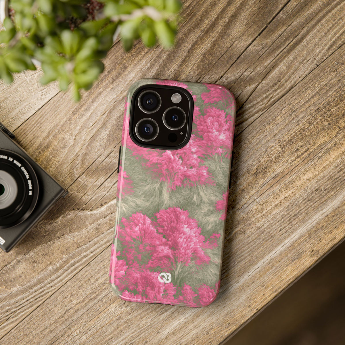 Digital Blossom · Tough Phone Case for iPhone · Pink