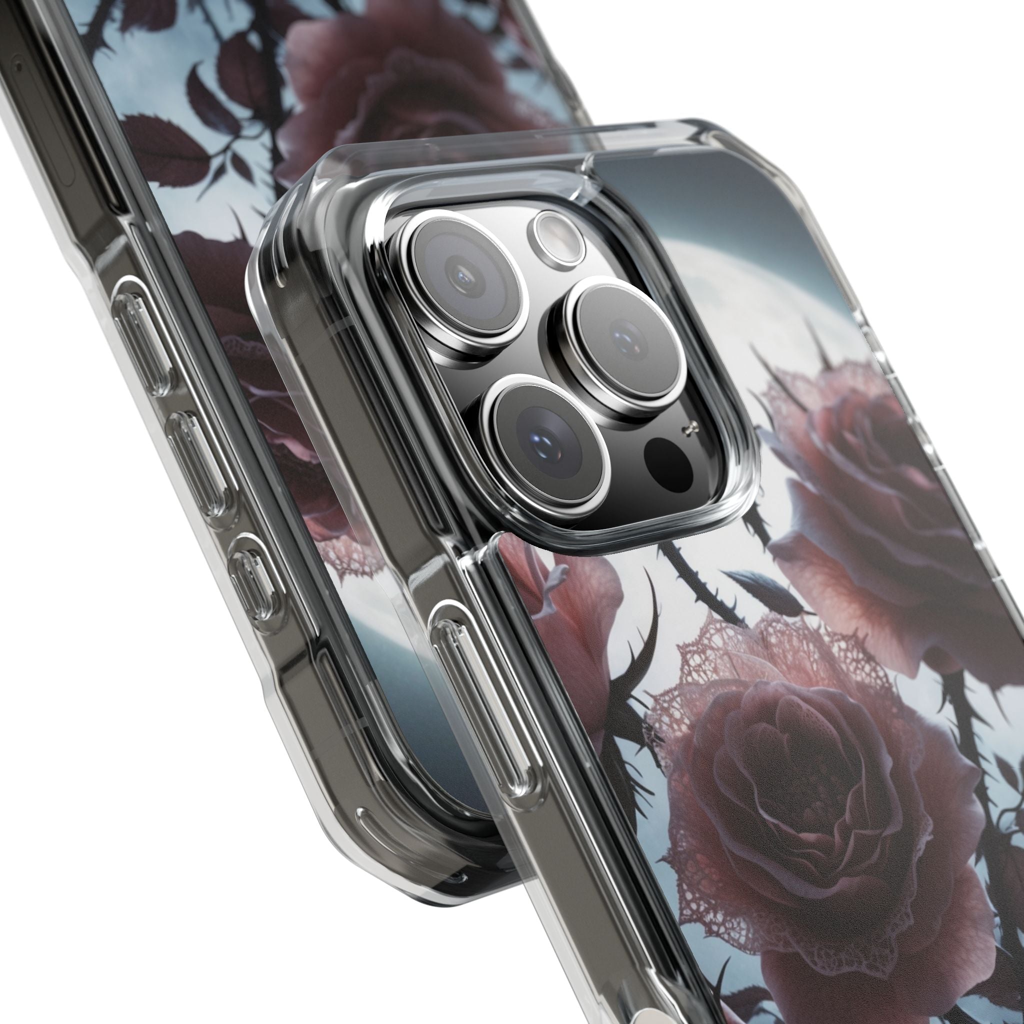 Lunar Lace Petals · Impact Coque de téléphone pour iPhone · Magsafe