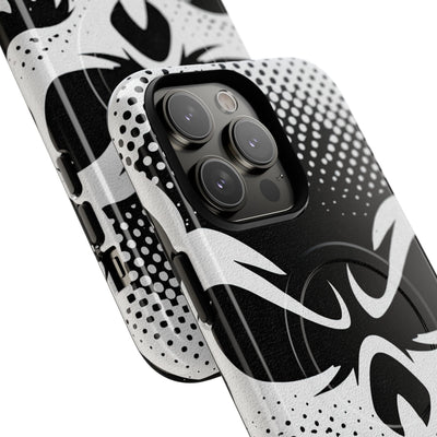 Phantom Halftone · Tough 2.0 Magnetic Phone Case for iPhone · Black