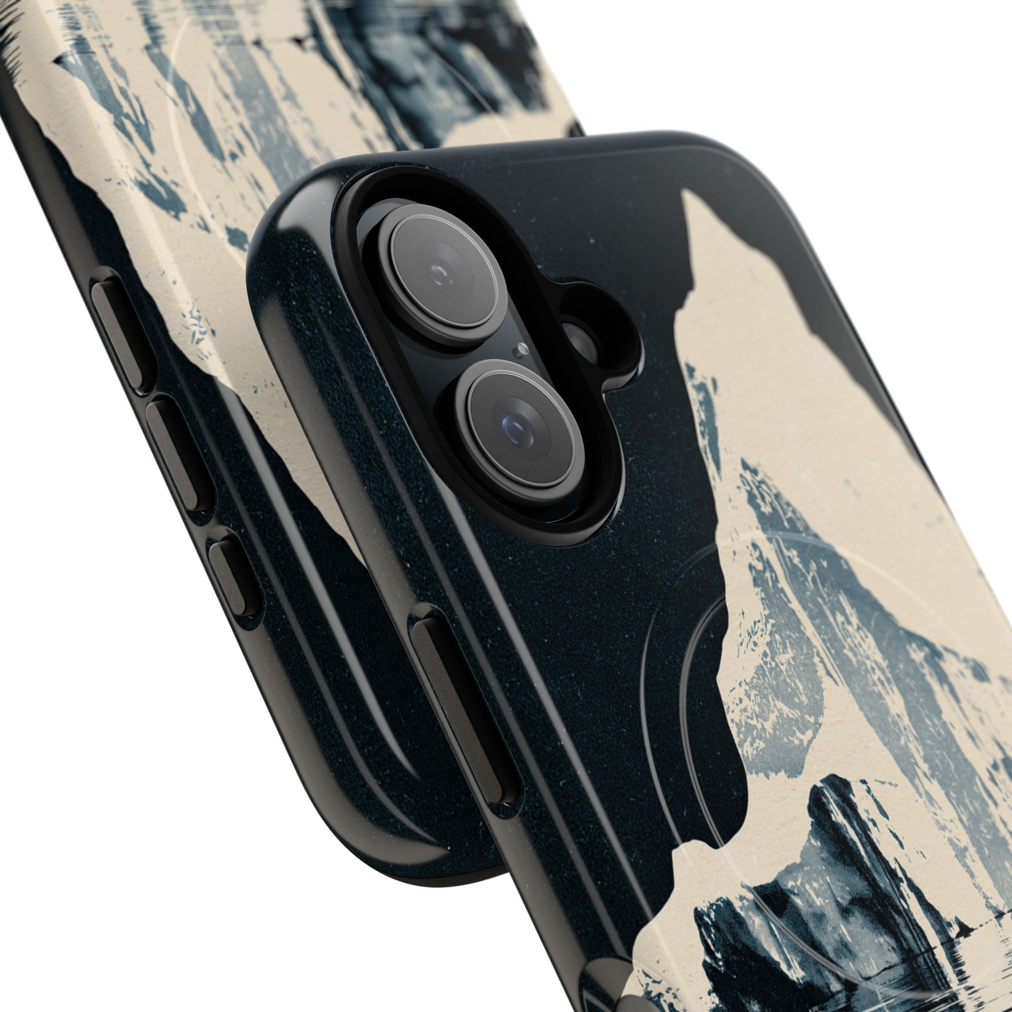 Blue Tough 2.0 Magsafe Phone Case for iPhone - Frozen Navy Monolith
