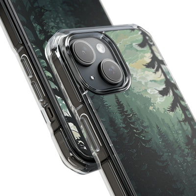 Misty Pine Shadow · Impact Phone Case for iPhone · Magsafe