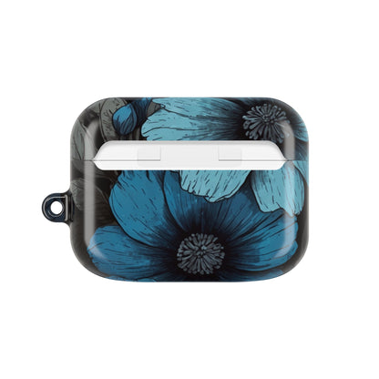 Blue Petal Bloom - AirPods Case