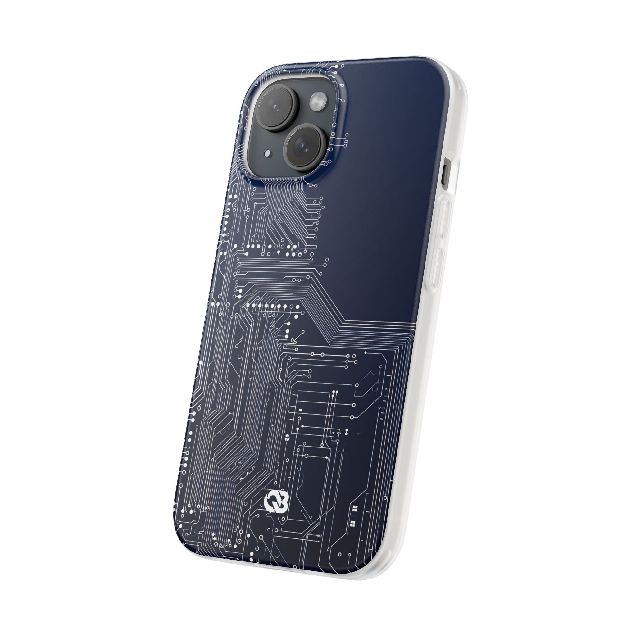 Blue Lite Phone Case for iPhone - Cobalt Data Stream