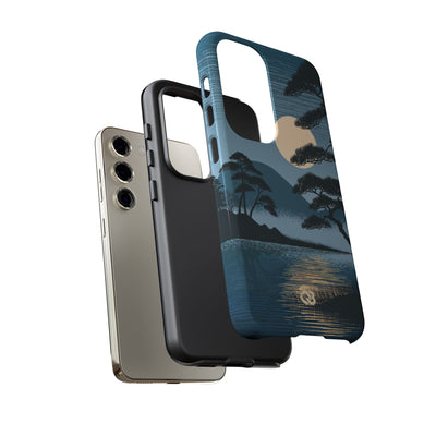 Blue Tough Phone Case for Samsung - Midnight Kyoto Pine