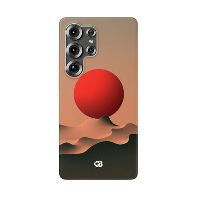 Crimson Sol Ridge · Lite Phone Case for Samsung · Red