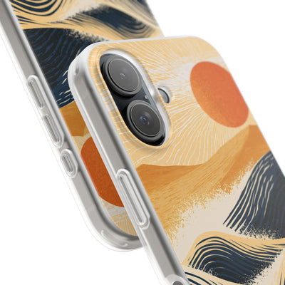 Blue Lite Phone Case for iPhone - Kyoto Cresting Tide