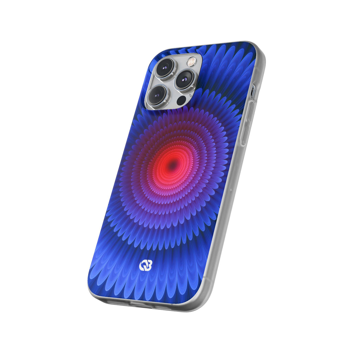 Radial Spectrum Bloom · Lite Phone Case for iPhone ·  Blue