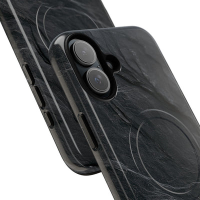 Black Tough 2.0 Magsafe Phone Case for iPhone - Midnight Slate Ridge