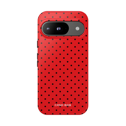 Crimson Punktmatrix Google Pixel 9 Case - Tough