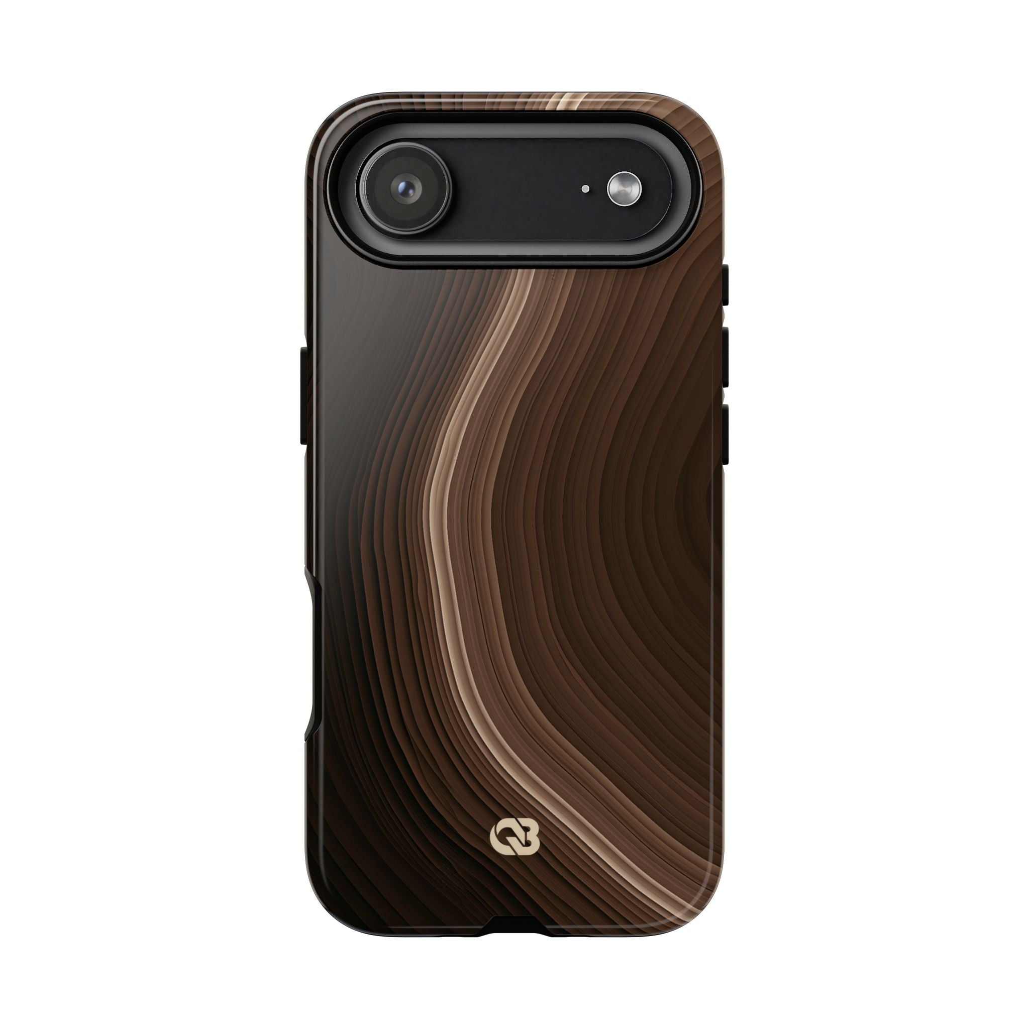 Brown Tough Phone Case for iPhone - Bronzed Canyon Relief