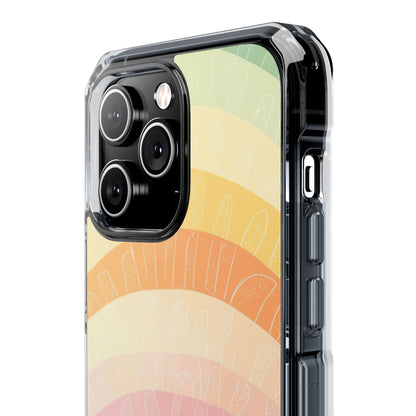 Pastel Rainbow Bands iPhone 14 Pro Max Case - Impact