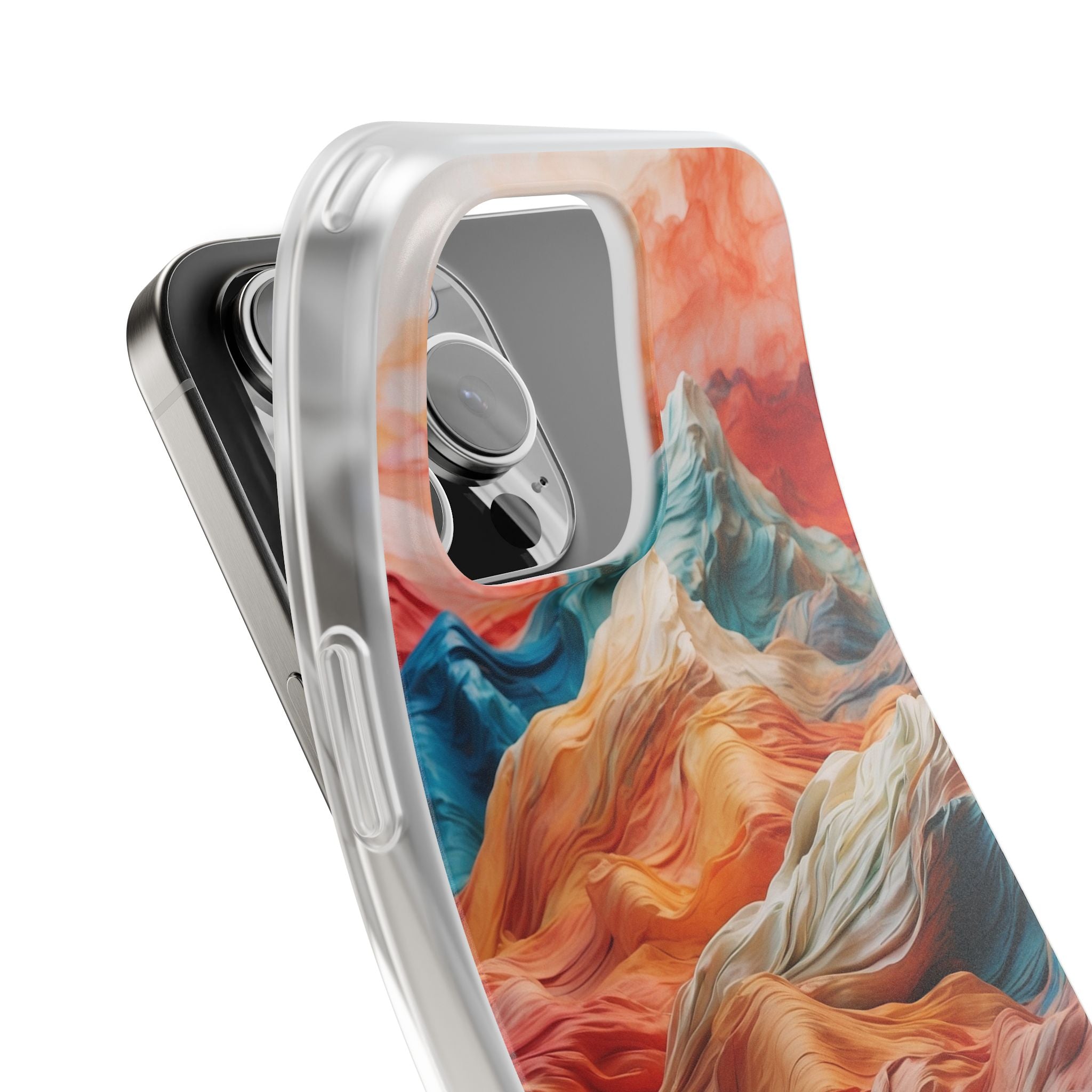 Molten Ridge Flow · Soft Phone Case for iPhone