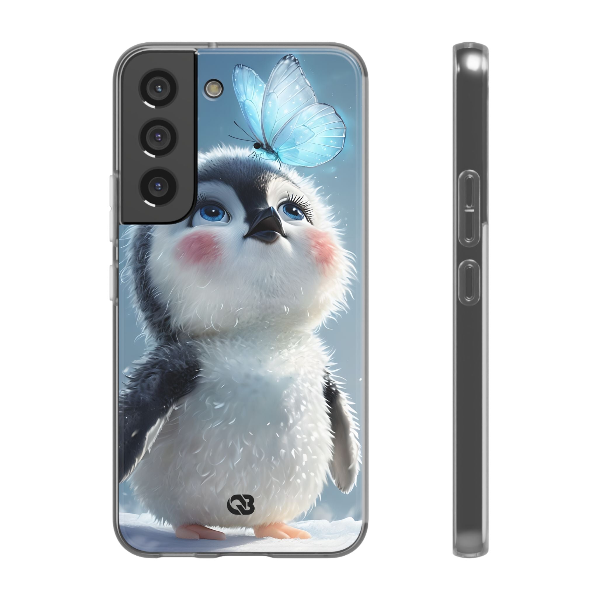Frosty Penguin Glow · Soft Phone Case for Samsung