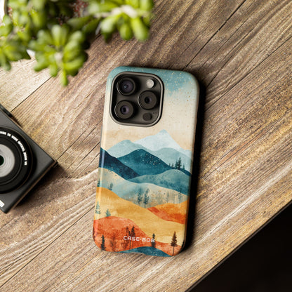 Moonlit Mountains iPhone 15 Pro Case - Tough