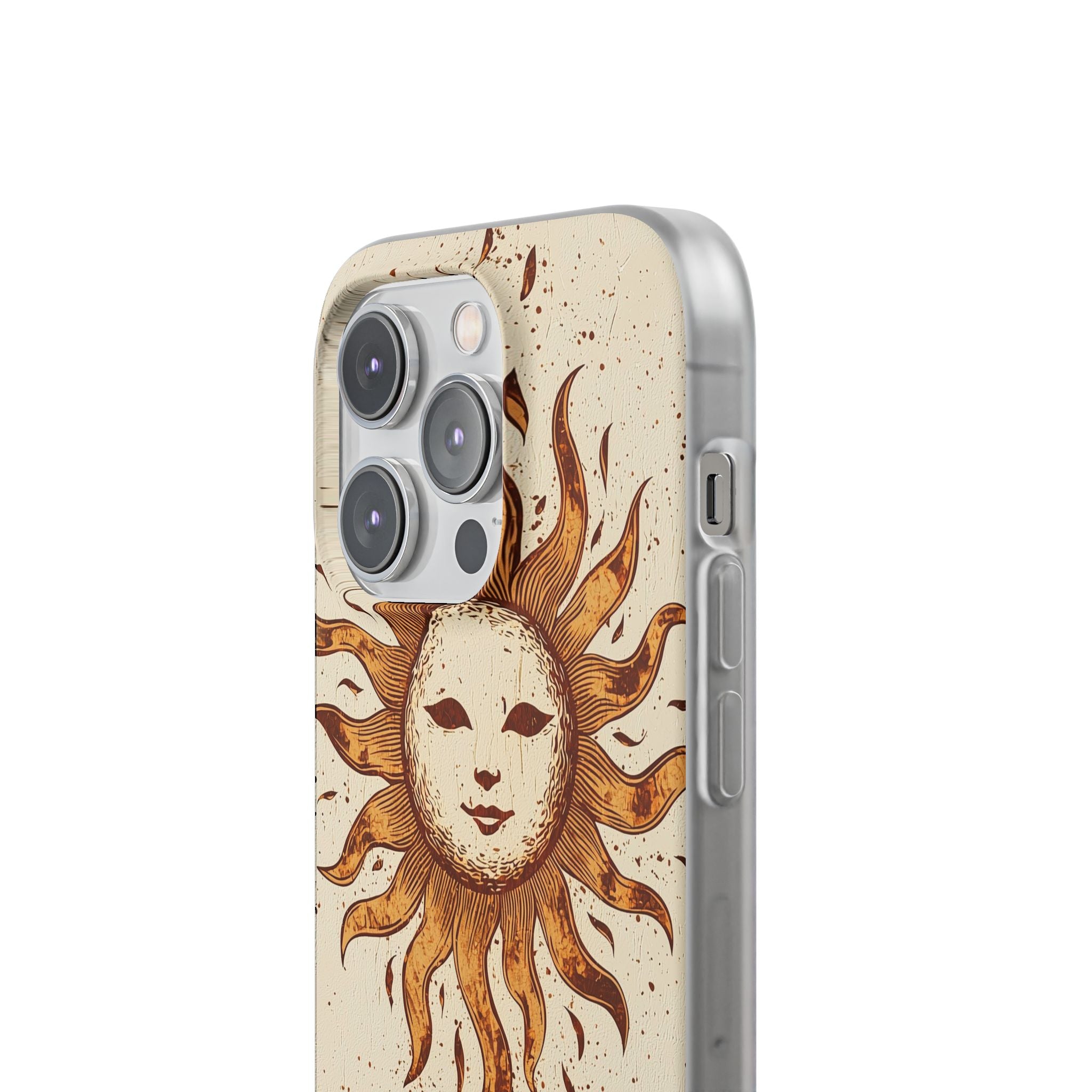 Ρουστίκ Ηλιακή Μάσκα · Soft Θήκη για iPhone