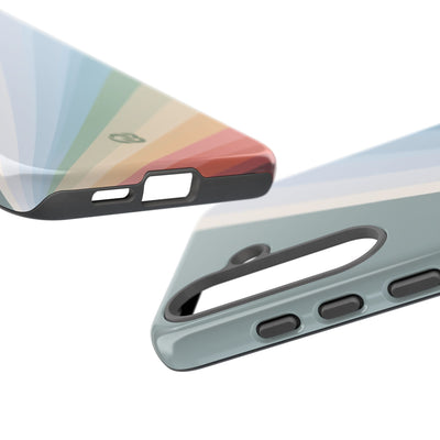 Green Tough Phone Case for Samsung - Sage Prism Beam
