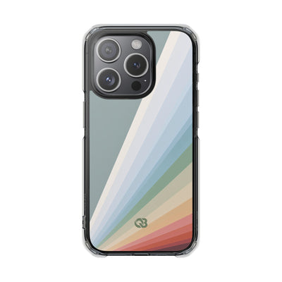 Green Impact MagSafe Phone Case for iPhone - Sage Prism Beam