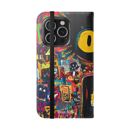 Yellow Eyes - iPhone 15 Pro Case - Wallet