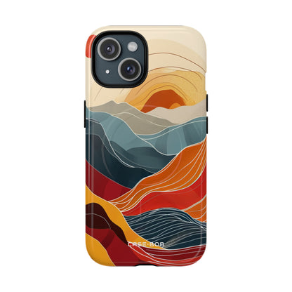 Sunlit Ridges iPhone 15 Case - Tough+