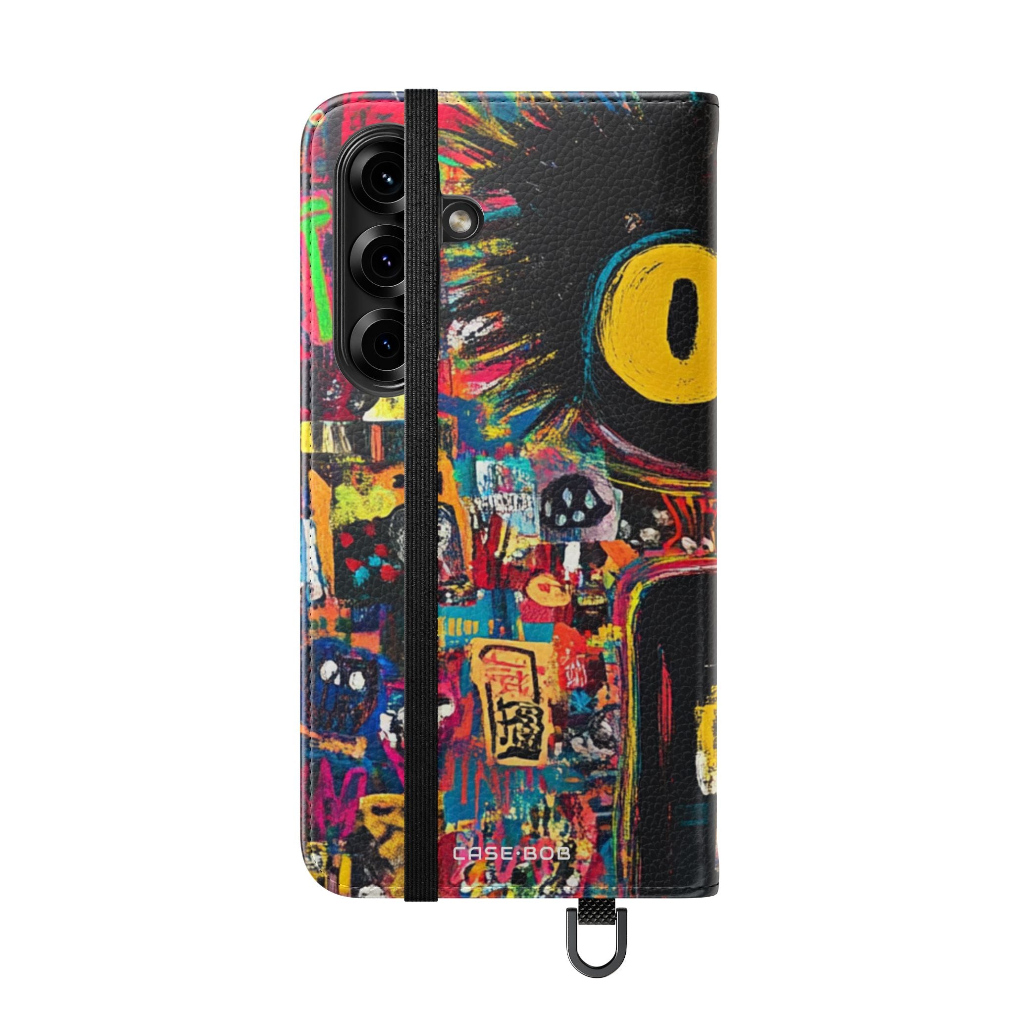 Keltainen silmä - Samsung S25 Case - lompakkotyyppinen suojakotelo