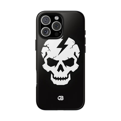 Shattered Bolt Skull · Tough Phone Case for iPhone