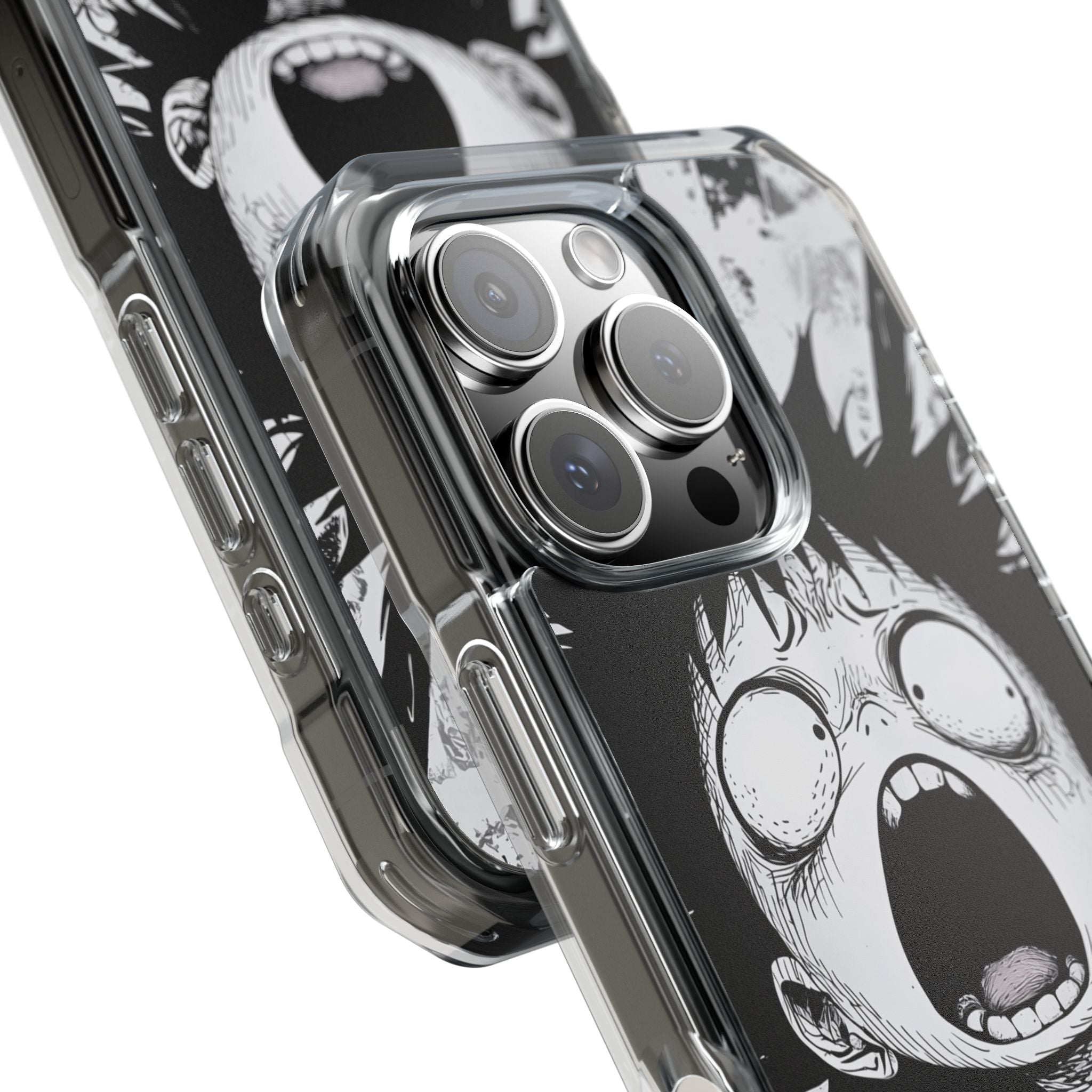 Screaming Stripes iPhone 16 Pro Case - Impact