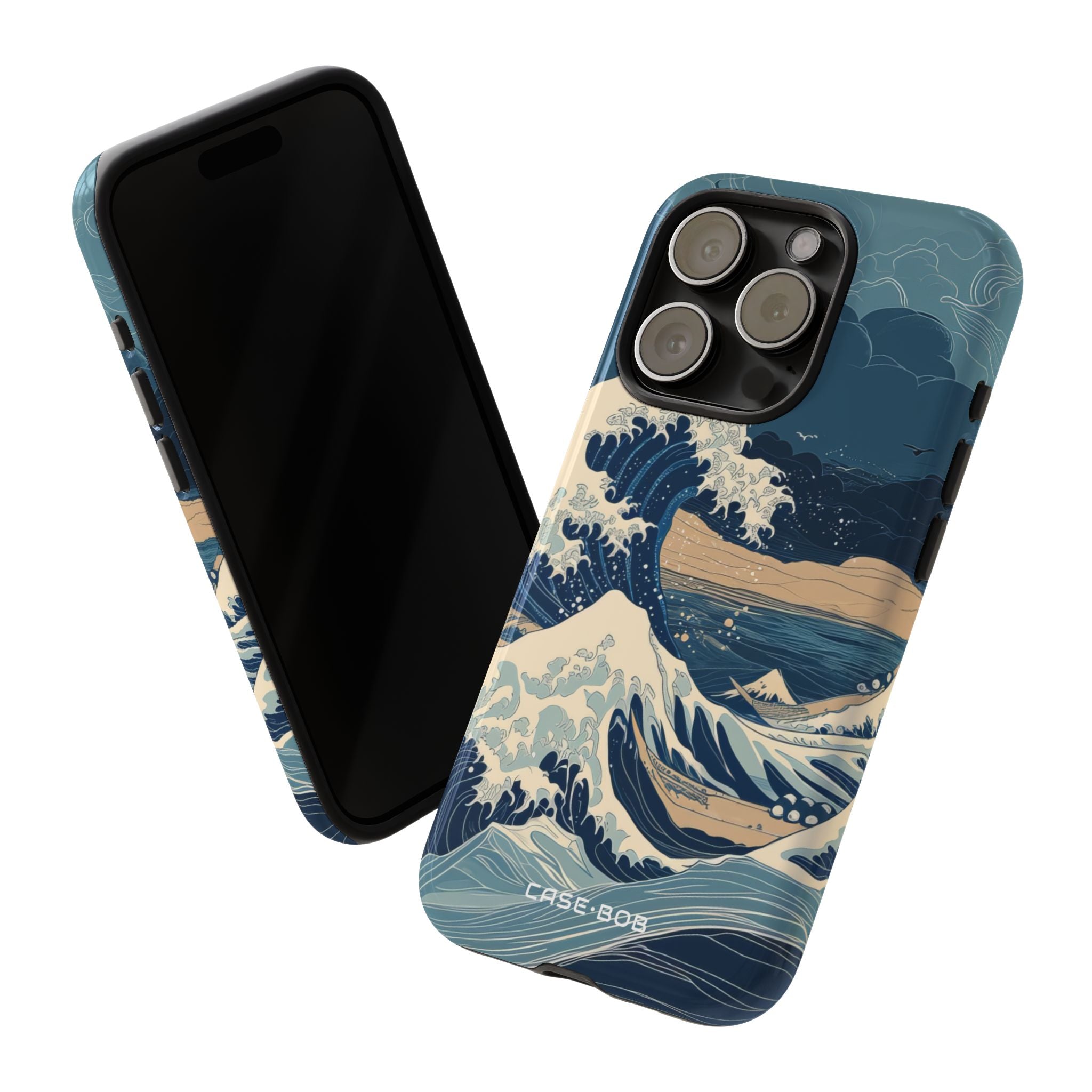 Cresting Blue Wave iPhone 15 Pro Case - Tough