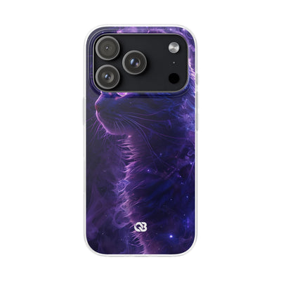 Purple Void Feline · Soft Custodia per iPhone
