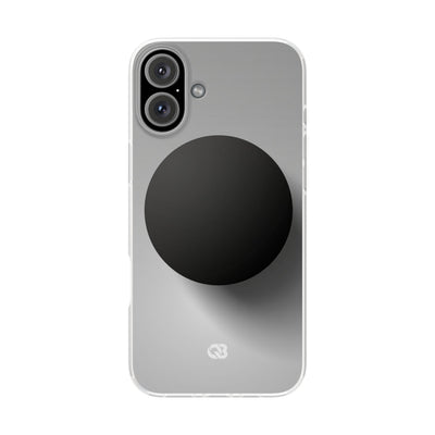 Grey Lite Phone Case for iPhone - Matte Onyx Sphere