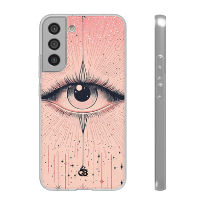 Obsidian Cosmic Gaze · Soft Coque de téléphone pour Samsung