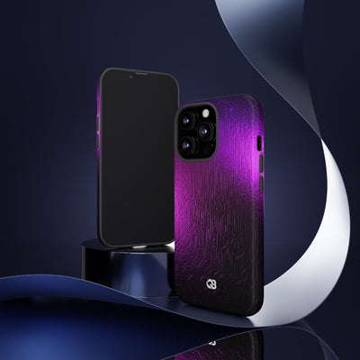 Violet Cyber Circuit · Tough Phone Case for iPhone · Purple