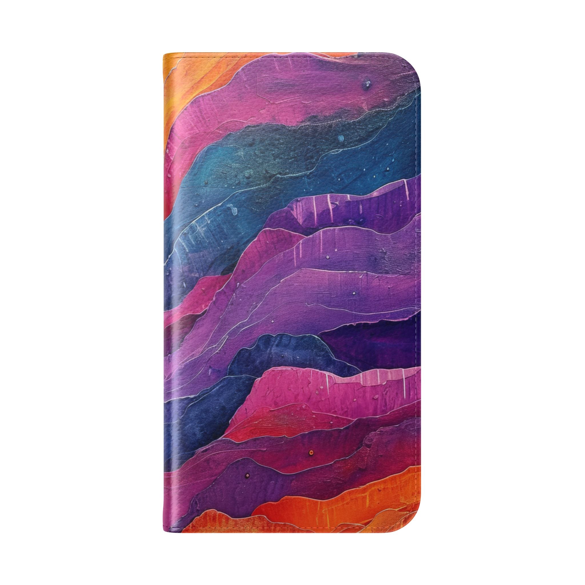 Golden Ridges - iPhone 15 Plus Case - Wallet
