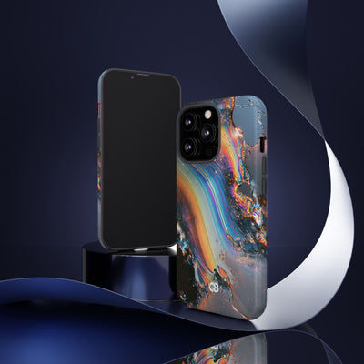 Prismatic Aura Flow · Tough Phone Case for iPhone · Blue