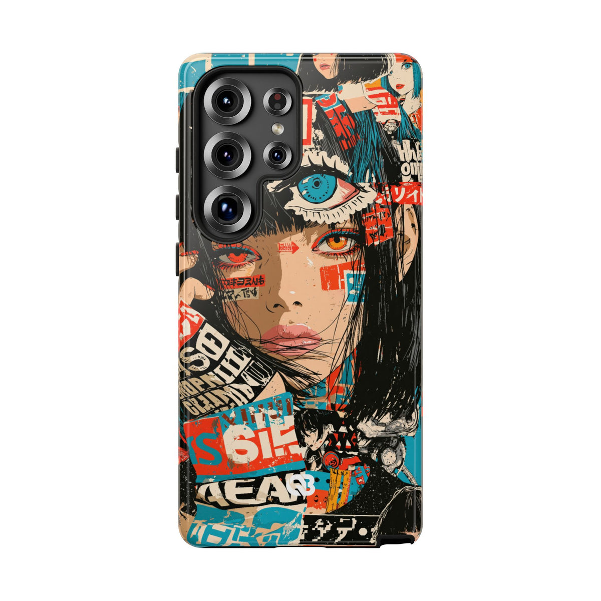 Shibuya Street Collage · Tough Phone Case for Samsung · Red