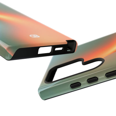 Radiant Contour · Tough Phone Case for Samsung · Orange