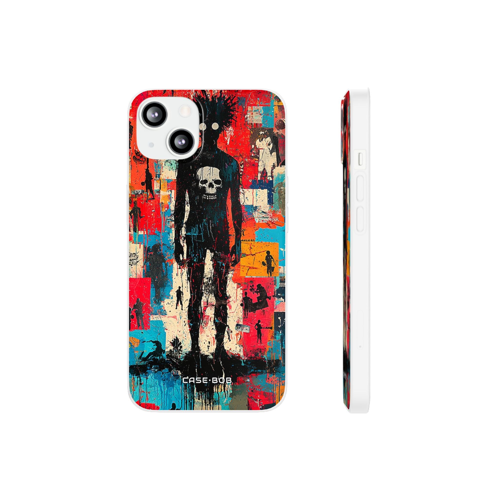 Spiky Skull Silhouette iPhone 13 - Soft